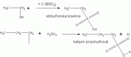 sinteze sulfonskih kiselina